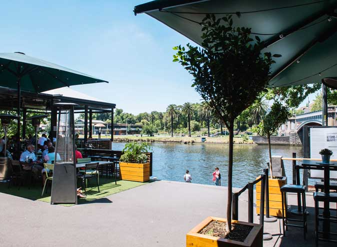 Riverland Bar </br> Waterfront Bar & Dining