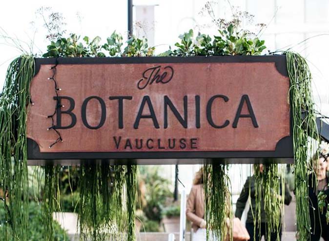 The Botanica Vaucluse <br/> Beautiful Restaurants