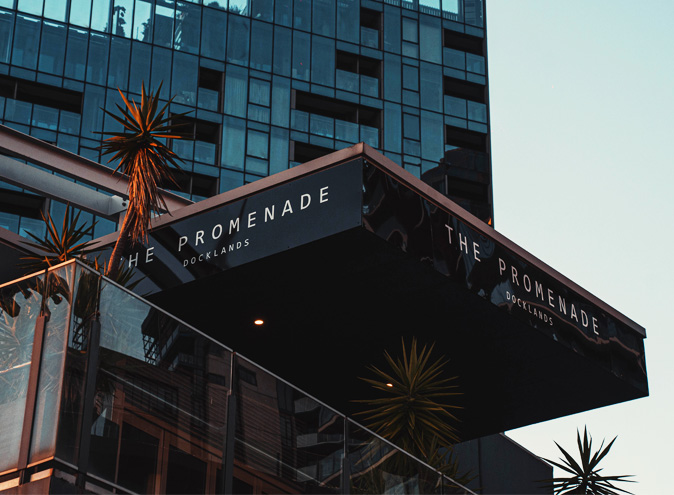 The Promenade Docklands <br> Waterfront Venue Hire